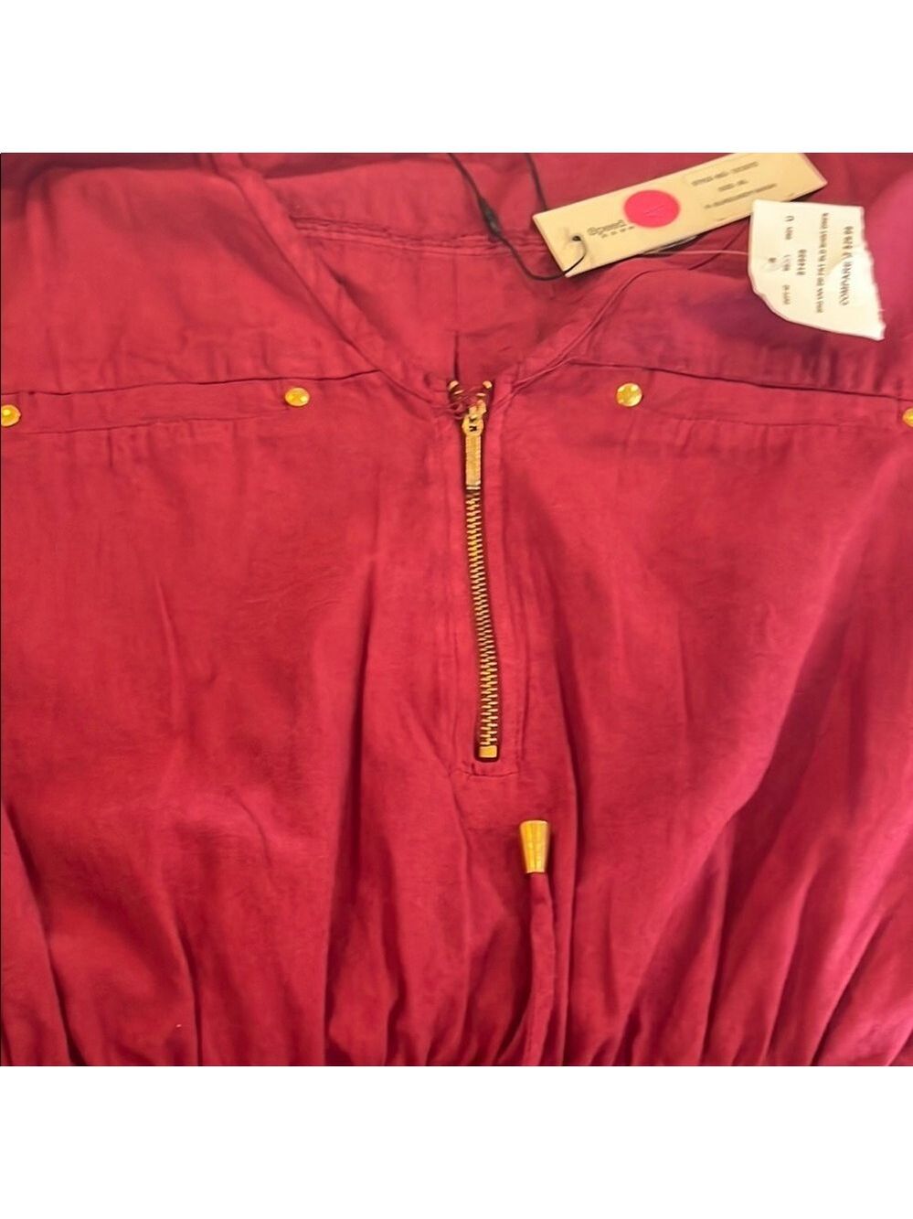 Speed Control New York, MIDI, XL, Burgundy Dress, NWT - Picture 6 of 6